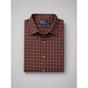 Vintage Polo Ralph Lauren Jeans Mens Button Up Shirt Large Tartan Plaid Preppy